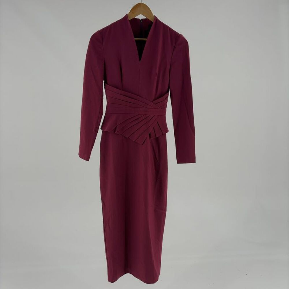 BGL Midi Dress in Fuchsia